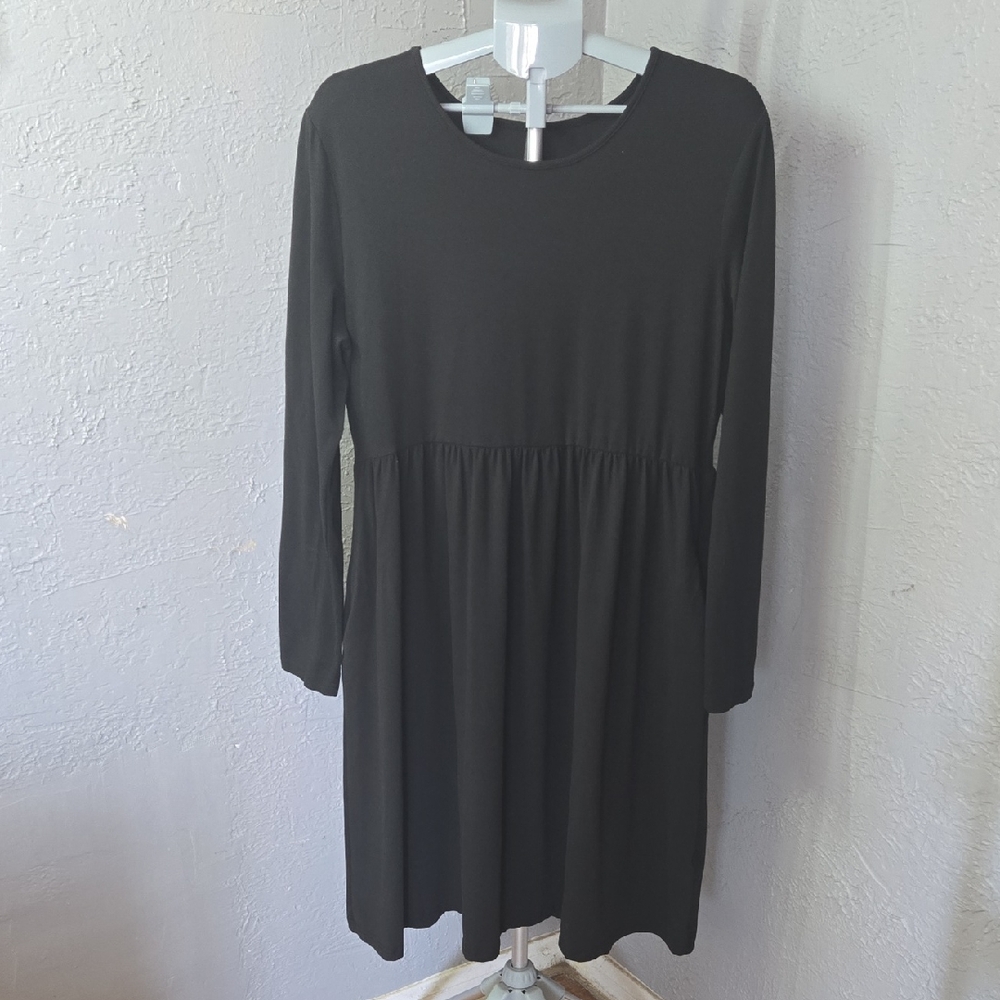 Chic Black Long Sleeve Dress